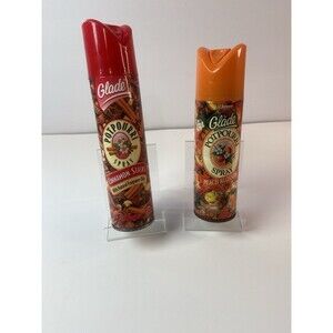 Glade Potpourri Spray Cinnamon Stick & Peach Aerosol Can 1990 Johnson Wax 2 Cans